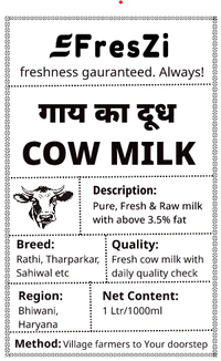 Freszi Cow Desi Milk Bottle