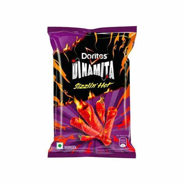 Doritos Dinamita Sizzling Hot Nachos Crisps - 56 gm
