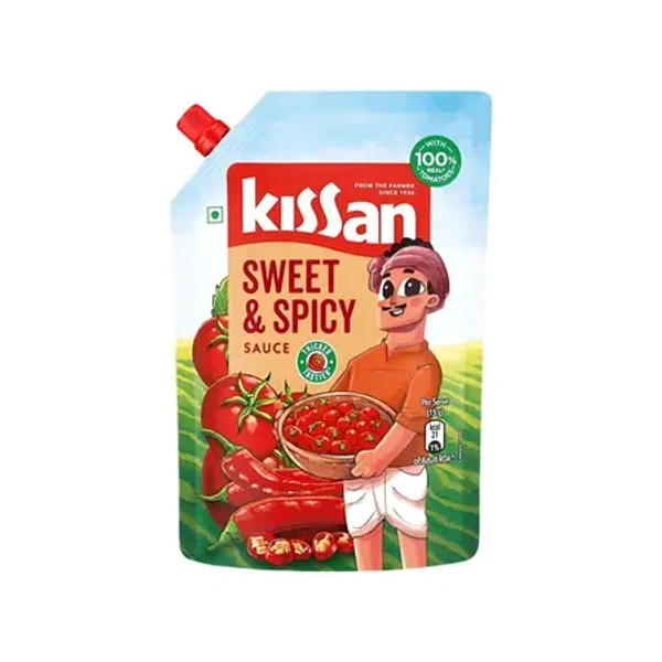 Kissan Sweet & Spicy Tomato Ketchup - 415 gm - 415 gm