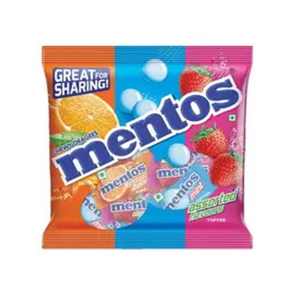 Mentos Rainbow Chewy Candy (Assorted) 40 Pieces - 108 gm