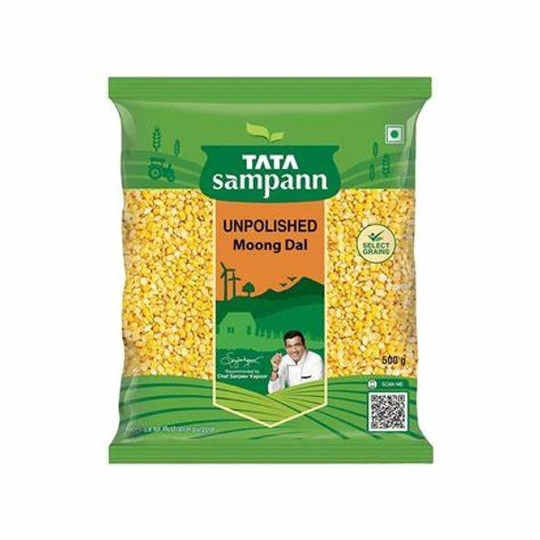 Tata Sampann Unpolished Yellow Moong Dal (Dhuli)