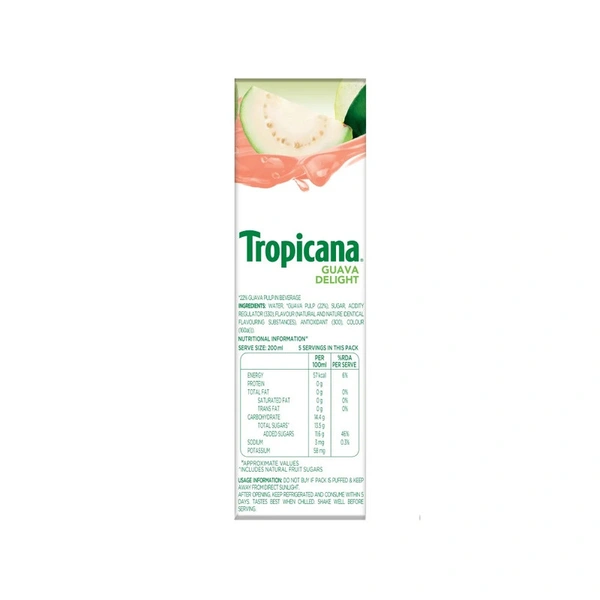 Tropicana Guava Delight Juice - 1 ltr