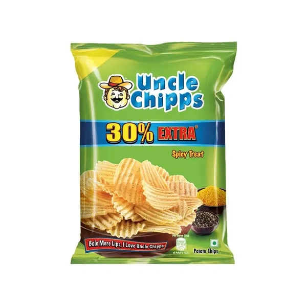 Uncle Chipps Spicy Treat Flavour Potato Chips - 48 gm - 48 gm