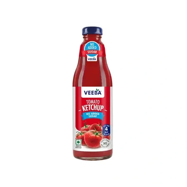 Veeba Tomato Ketchup (No Added Sugar) - 460 gm - 460 gm