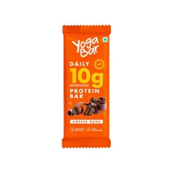 Yoga Bar 10 Gm Coffee Rush Protein Bar - 50 gm