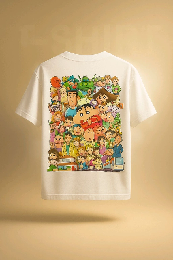 IMAGEPRINTS  Shin-chan Limited Edition Oversize TEE'S  - White, XXL