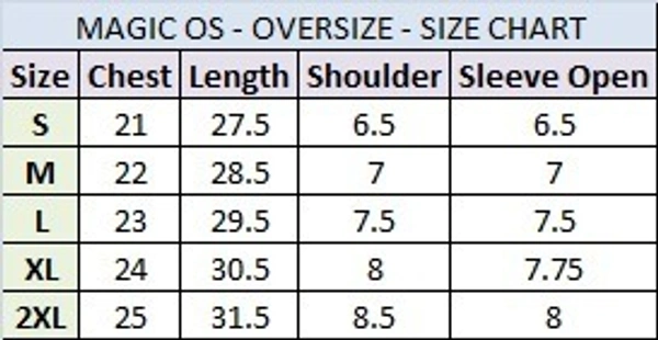 IMAGEPRINTS AESTHETIC OVER-SIZE TEE - S