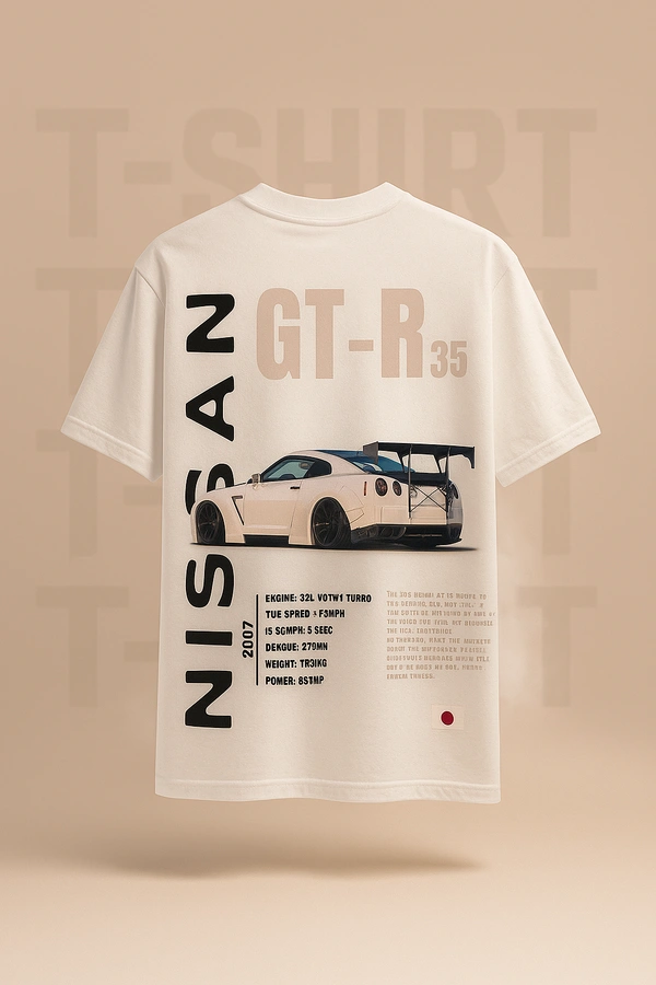 IMAGEPRINTS NISSAN GTR Over-size Tee. - M
