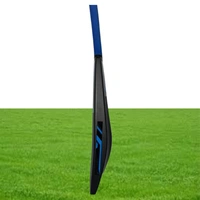 SVS Game Changer Full Size(35X4.5 inch) Heavy Duty Hard Fiber Cricket Bat PVC/Plastic Cricket Bat, Size 8 - Black - 