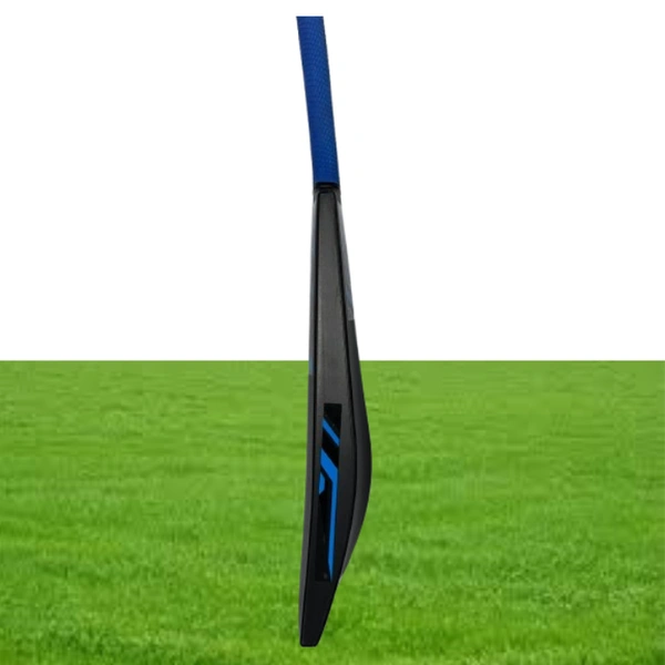 SVS Game Changer Full Size(35X4.5 inch) Heavy Duty Hard Fiber Cricket Bat PVC/Plastic Cricket Bat, Size 8 - Black - 