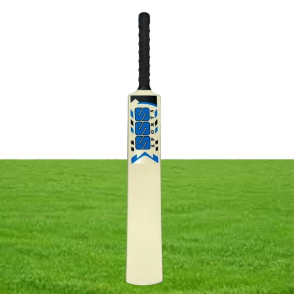 SVS Game Changer Scoop Full Size(35X4.5 inch) Heavy Duty Hard Fiber Cricket Bat PVC/Plastic Cricket Bat For - Sizse 8 - White - 