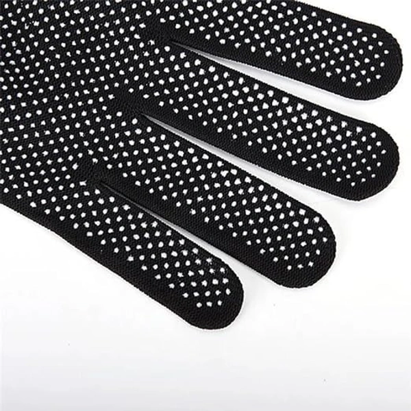SVS Anti-skip PVC Tennis Batting Gloves  - Free, Black