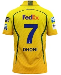 SVS IPL CSK 2026 Team Fan Jersey – Half Sleeve CSK Cricket Polo T-Shirt | Regular Fit Breathable Sportswear Polo Tee for Training, Gym, Outdoor & Match Day Wear - 36, Web Orange
