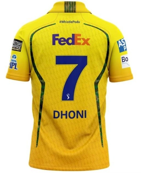 SVS IPL CSK 2026 Team Fan Jersey – Half Sleeve CSK Cricket Polo T-Shirt | Regular Fit Breathable Sportswear Polo Tee for Training, Gym, Outdoor & Match Day Wear - 36, Web Orange
