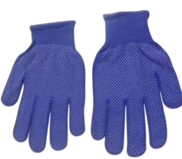 SVS Anti-skip PVC Tennis Batting Gloves  - Free, Blue