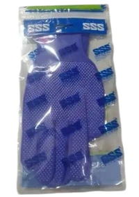 SVS Anti-skip PVC Tennis Batting Gloves  - Free, Blue