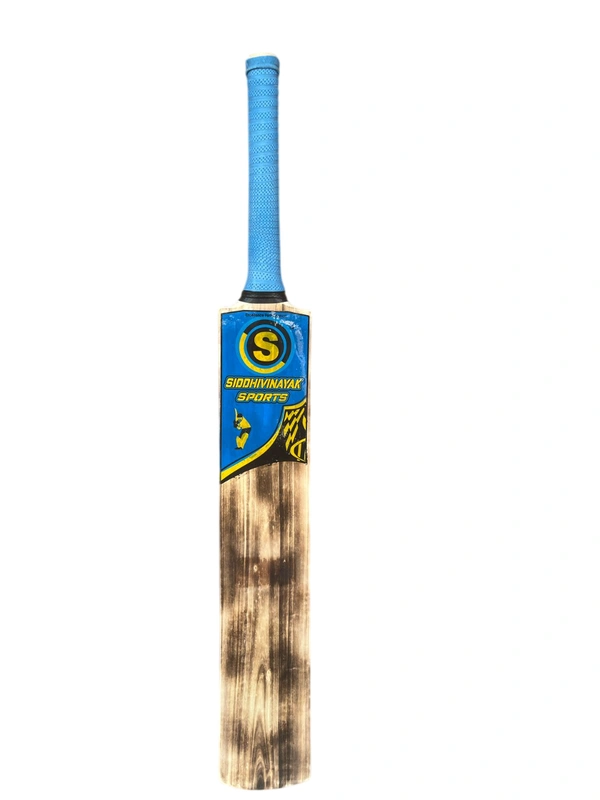 SVS Black Mamba Tennis Kashmir Willow Cricket Bat, Size 8 - Black 