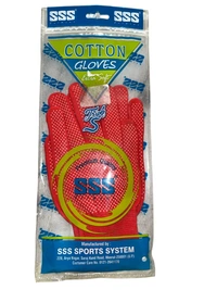 SVS Anti-skip PVC Tennis Batting Gloves  - Free, Red