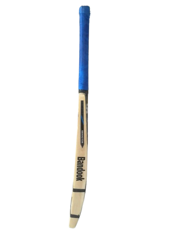 SVS Double Blade Laminated Light Weight Hard Tennis (Bandook Edition) Kashmir Willow Cricket Bat - Size 8 - White : Free Tennis Gloves - 