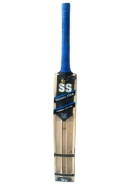 SVS Double Blade Laminated Light Weight Hard Tennis (Bandook Edition) Kashmir Willow Cricket Bat - Size 8 - White : Free Tennis Gloves - 