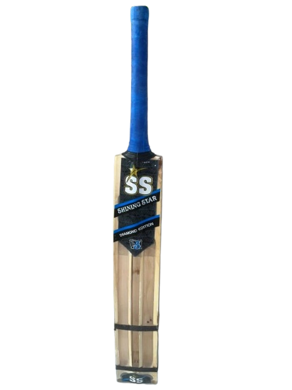 SVS Double Blade Laminated Light Weight Hard Tennis (Bandook Edition) Kashmir Willow Cricket Bat - Size 8 - White : Free Tennis Gloves - 