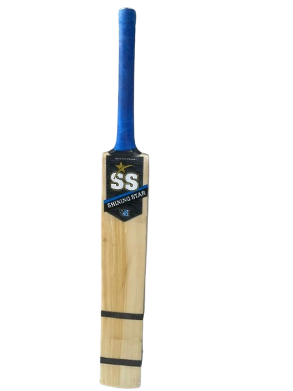 SVS Double Blade Laminated Light Weight Hard Tennis (Bandook Edition) Kashmir Willow Cricket Bat - Size 8 - White : Free Tennis Gloves - 