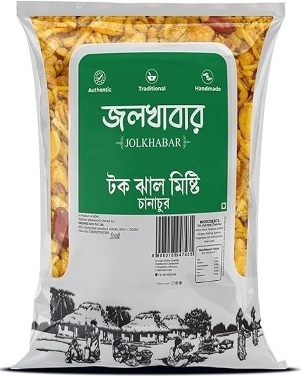 Jolkhabar Tok jhal Misti Chanachur 375g - 375g