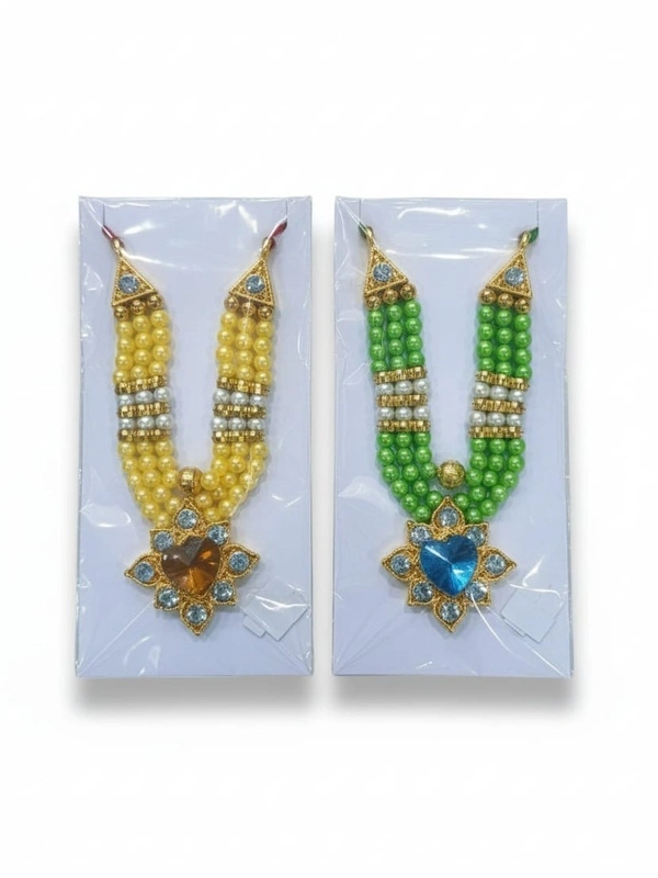 Dashakarma  Gopal Thakur's Galar Haar / Mala  - Medium, Multi Colour