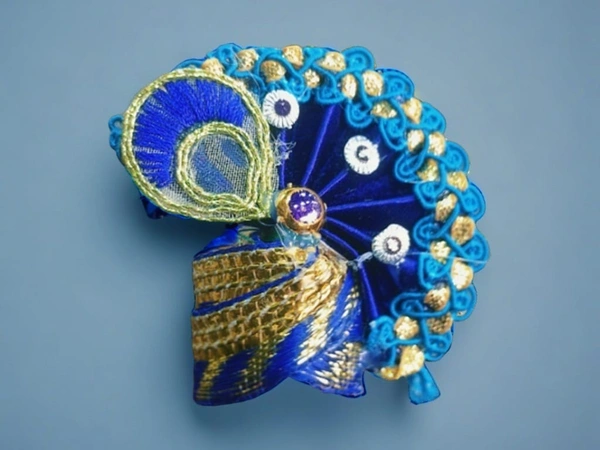 Dashakarma  Gopal Thakur's  Pagdi  - Size - 4, Blue