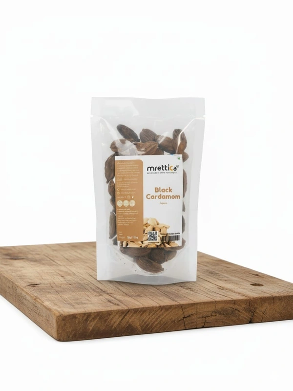 Mrettika  Black Cardomom  - Medium, 50 g