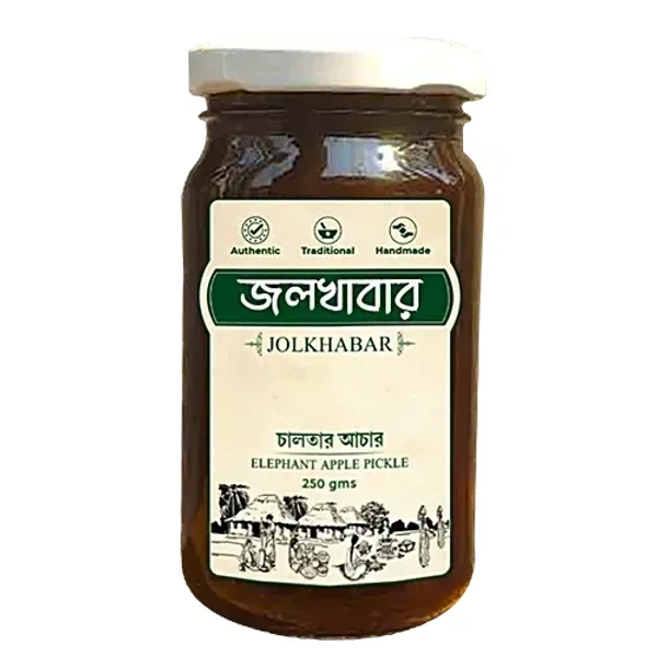 Jolkhabar Elephant Apple Pickle 250g - 250g