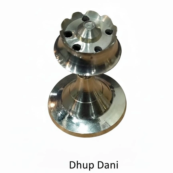 Dashakarma  Dhup Stick Dani Stand  - H 2.5", Brass, 35 g