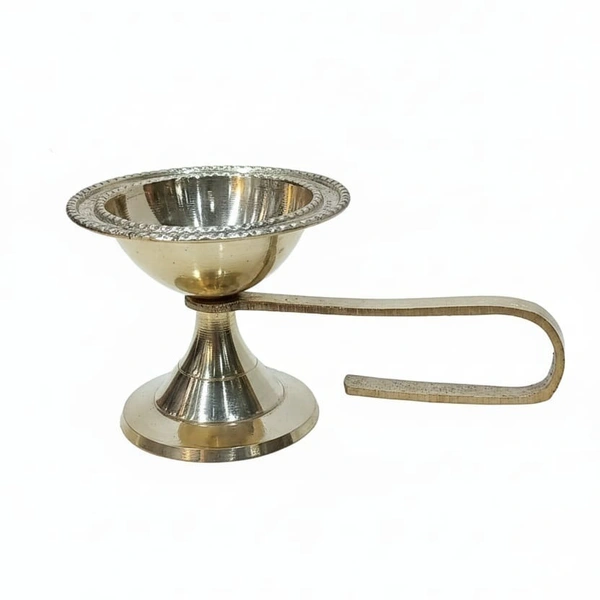 Dashakarma  Karpoor Dani  - H 2" ,L -3", Generic Brass, 70 g