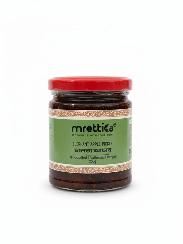 Mrettika Chalta(Elephant) Pickle - 200g - Glass Bottle