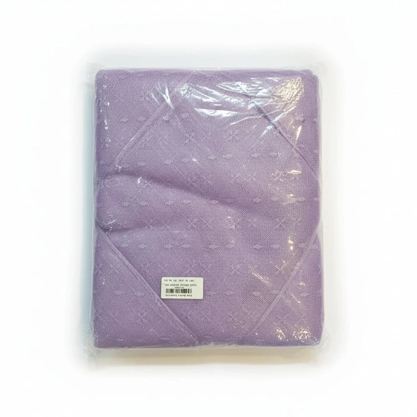 Mrettika  Printed Premium Mashari ( Mosquito Net )  - 6*7, Light Violet