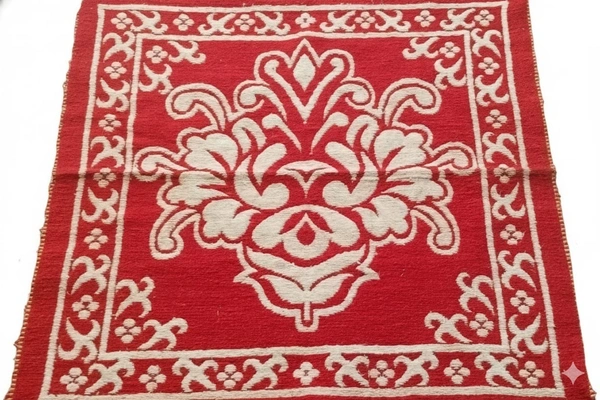 Dashakarma  Kambol Asan For Puja  - Red