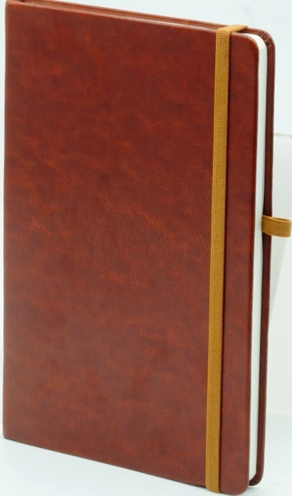 Paper PU Elastic Diary 160 Pages WE5 - Carnaby Tan
