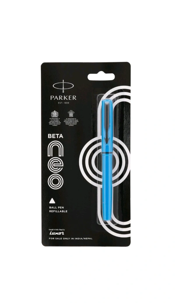 PARKER BETA NEO BALL PEN WITH  COATED CLIP  - Blue