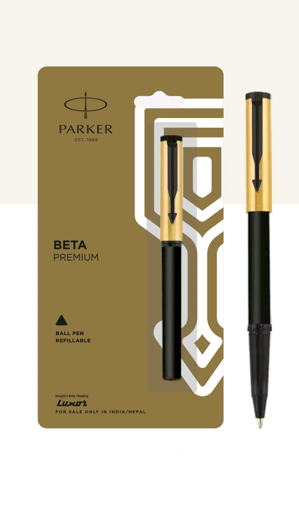 PARKER  BETA PREMIUM BALL PEN WITH COATED CLIP - Gold