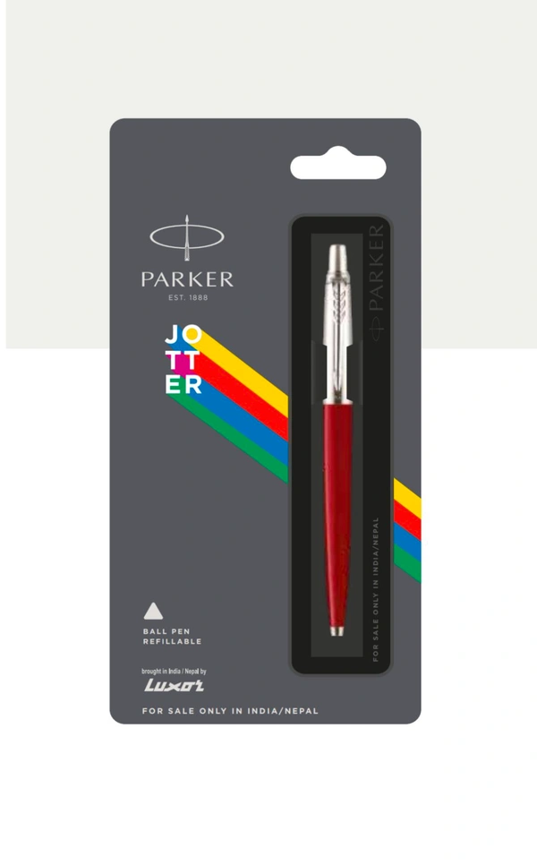 PARKER  JOTTER ORIGINALS BALL PEN WITH CHROME TRIM 