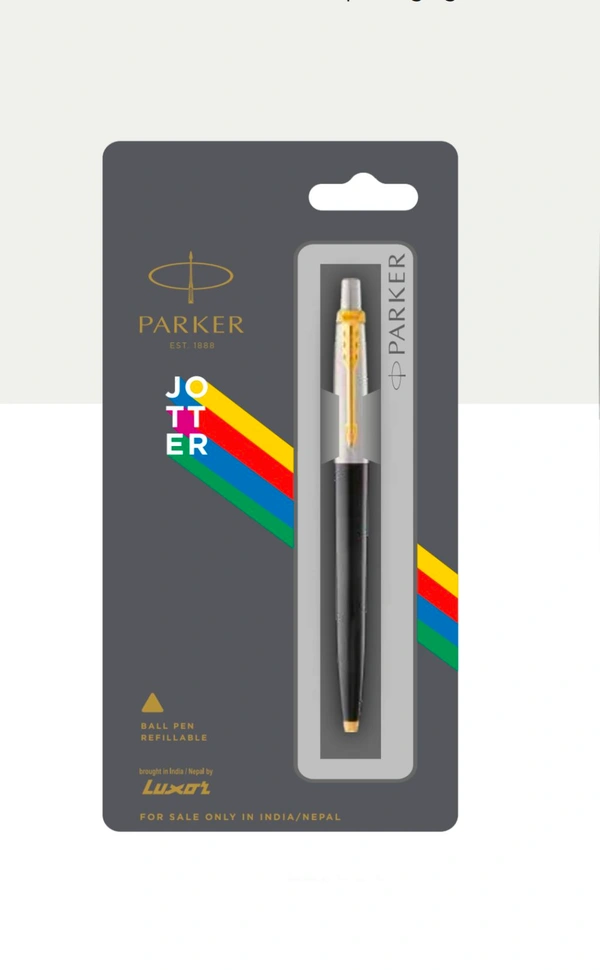 PARKER  JOTTER ORIGINALS BALL PEN WITH GOLD TRIM 