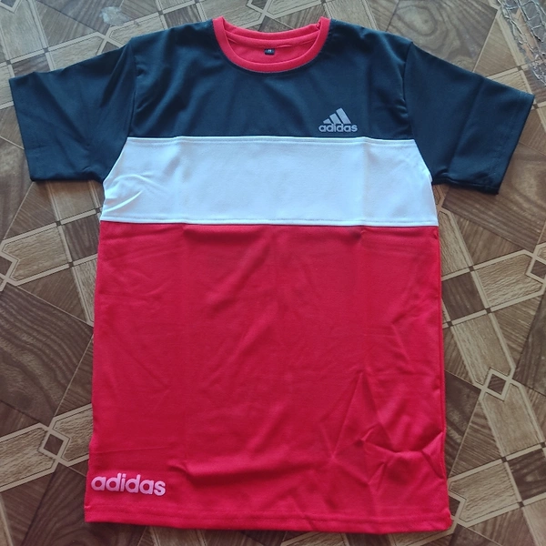 Adidas Round Neck Sports Tshirt - ASST, M