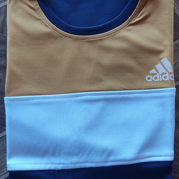 Adidas Round Neck Sports Tshirt - ASST, M