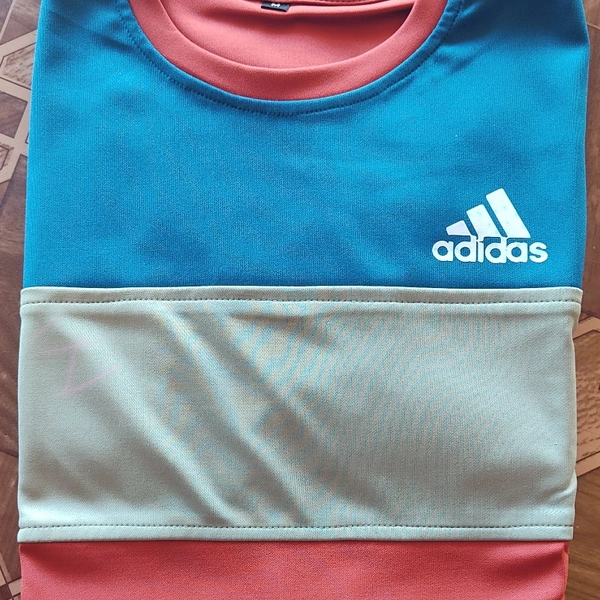 Adidas Round Neck Sports Tshirt - ASST, M