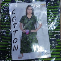 K.L.D Cotton Nighty - ASST, Regular