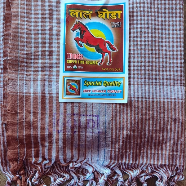 Red Horse Cotton Gamchha - ASST, 36-72