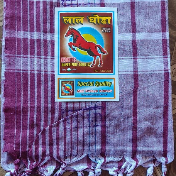 Red Horse Cotton Gamchha - ASST, 36-72