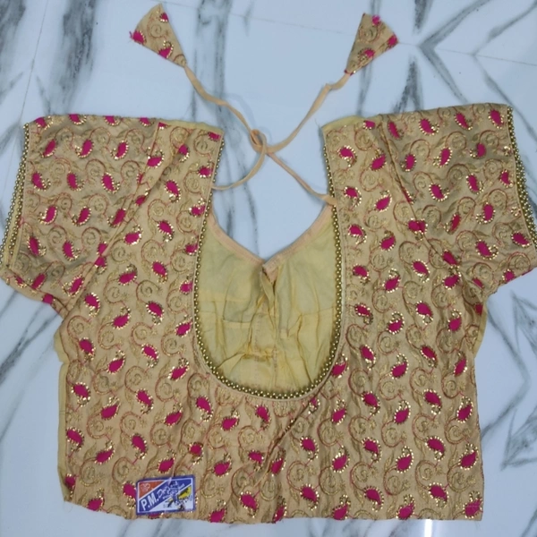 PM.Dresses Golden Fancy Blouse - ASST, 32