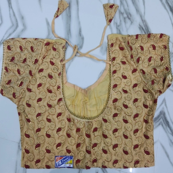 PM.Dresses Golden Fancy Blouse - ASST, 36