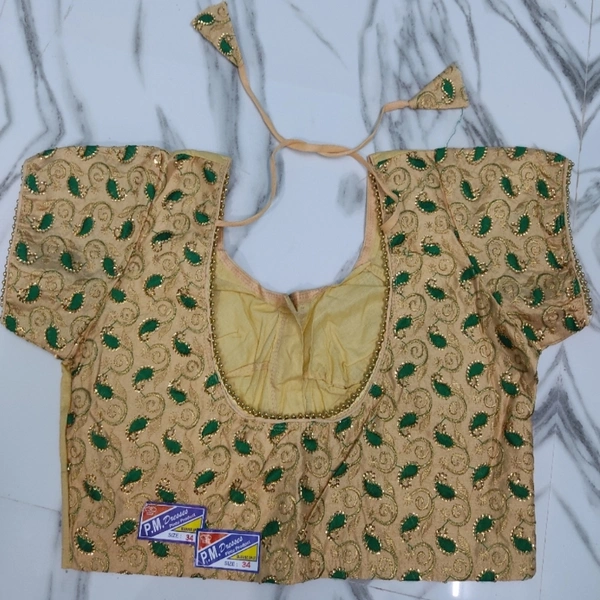PM.Dresses Golden Fancy Blouse - ASST, 36